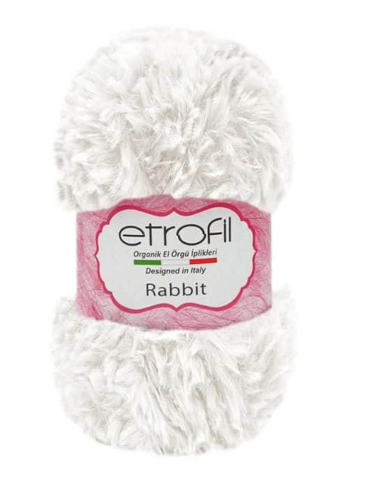 Rabbit- צמר פרווה - לבן- 111