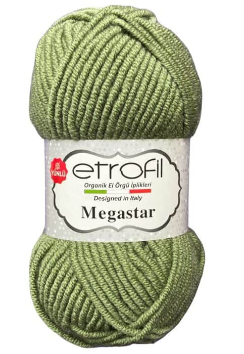 MEGASTAR- צמר מגהסטאר (במבצע)- ירוק- 067