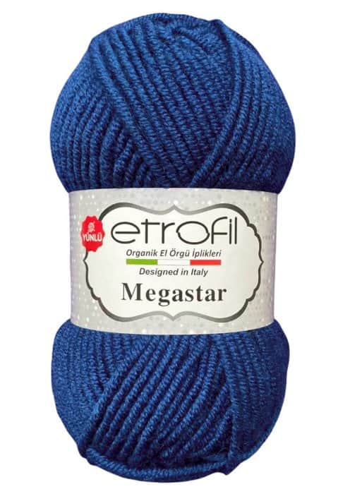 MEGASTAR- צמר מגהסטאר (במבצע)- כחול-095