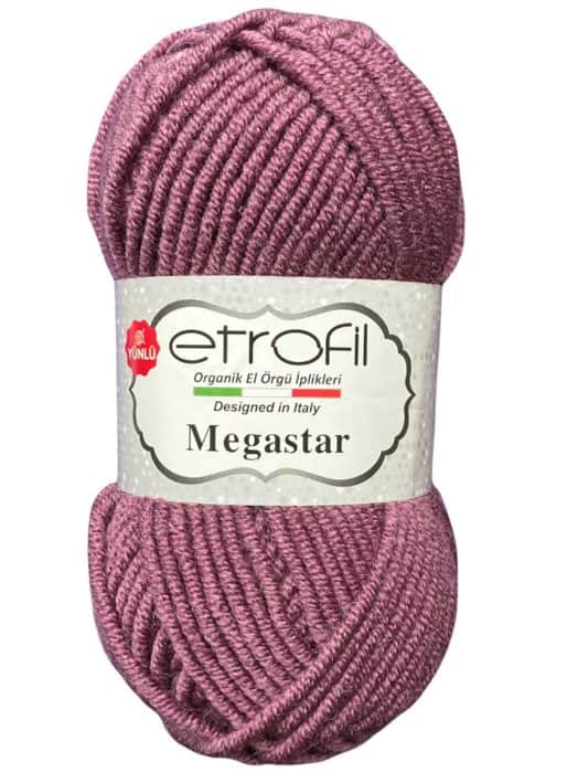 MEGASTAR- צמר מגהסטאר (במבצע)- ורוד עתיק- 76000
