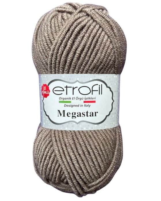 MEGASTAR- צמר מגהסטאר (במבצע)- נס קפה- 012