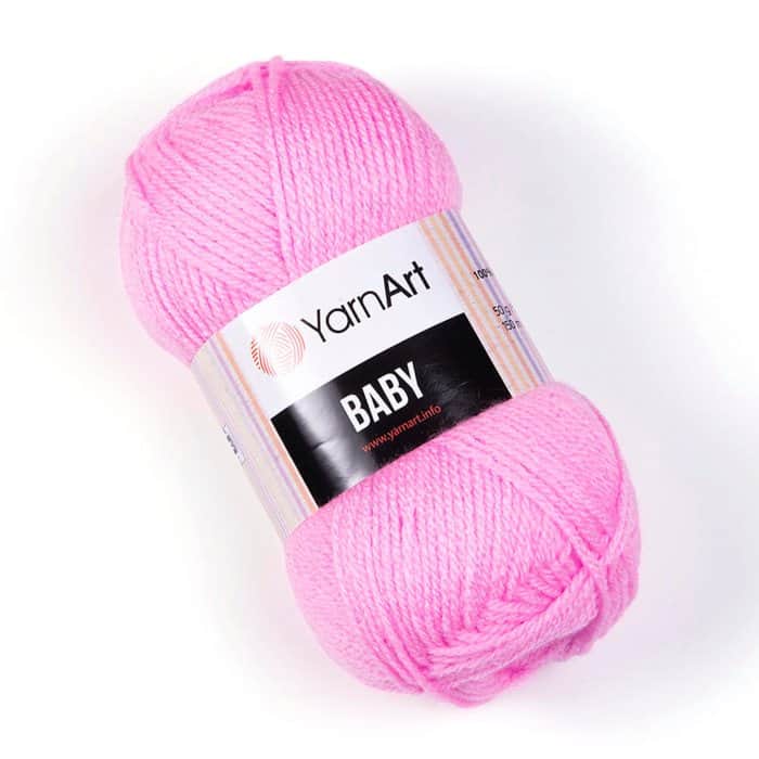 YARNART-BABY- צמר לתינוקות בייבי-במבצע-119 ורוד
