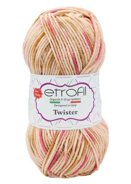 TWISTER- צמר צבעוני משגע -אנטיפילינג-se226