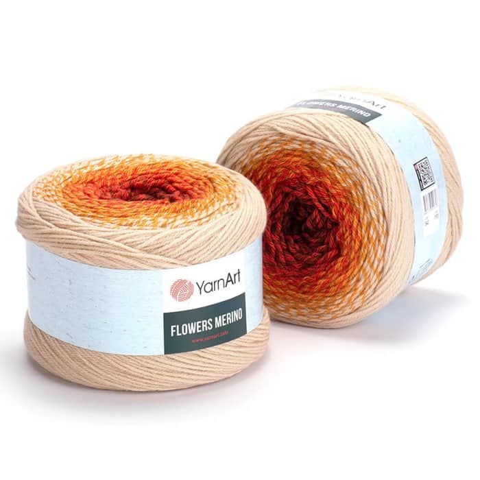 Flowers Merino- 542 פלאור מרינו מחליף צבעים