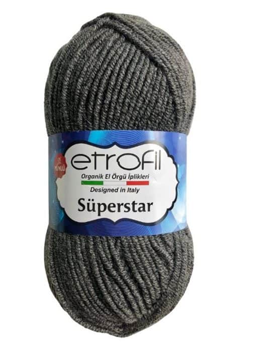 SUPERSTAR- צמר סופרסטאר (במבצע)- אפור- 027