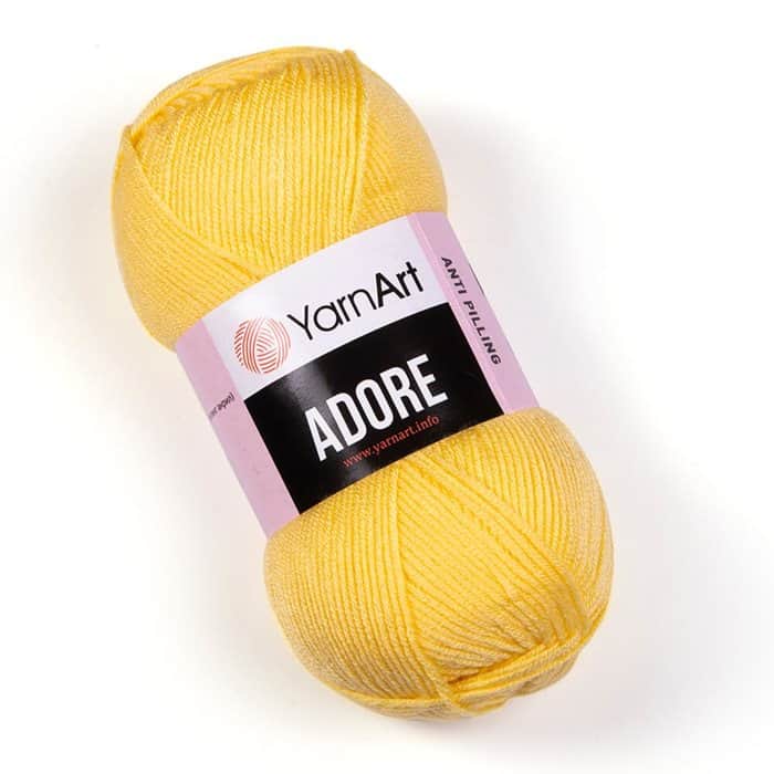 צמר אדורה ADORE אנטיפילנג לתינוקות בצבע-צהוב-332