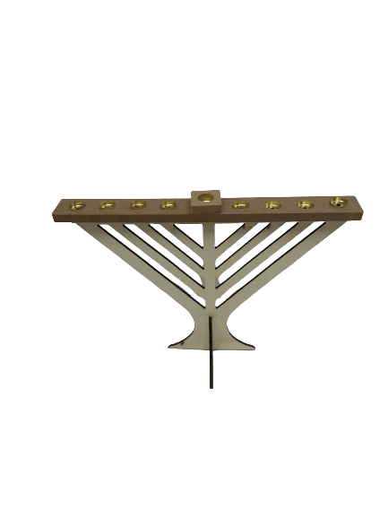 חנוכיה מעץ מהממת