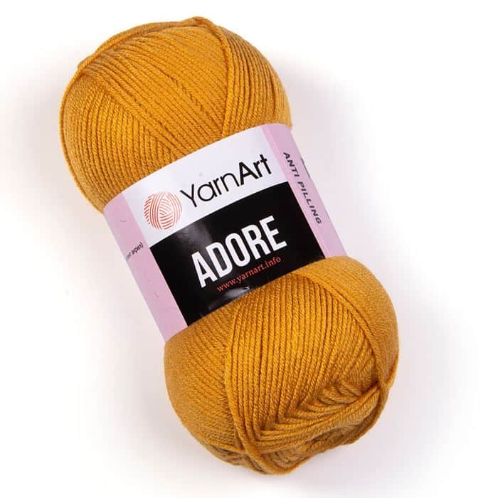 צמר אדורה ADORE אנטיפילנג לתינוקות בצבע-חרדל 334
