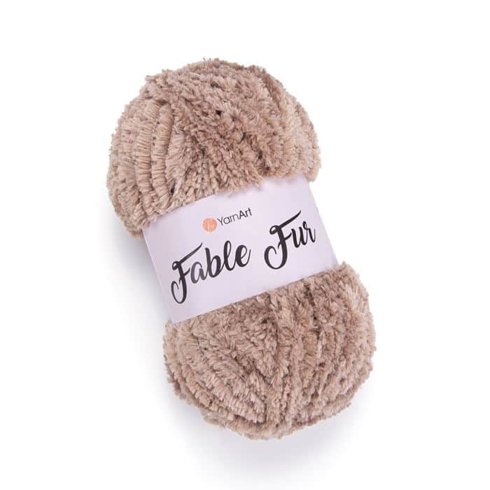 צמר לסריגת שמיכה-FABLE-FUR-בצבע-968