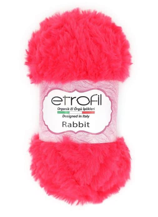 Rabbit- צמר פרווה ורוד פוקסיה 290