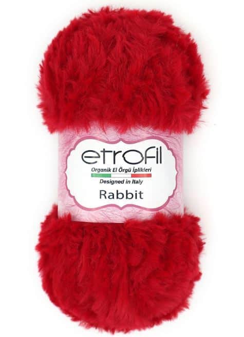 Rabbit- צמר פרווה אדום 289