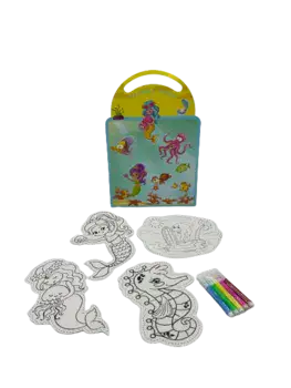 דמויות לצביעה+ טושים- ים