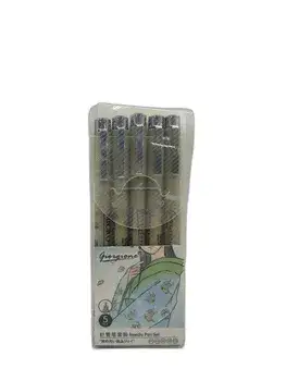 טושי רפידוגרף לשרטוט וציור- 5 עוביים שונים