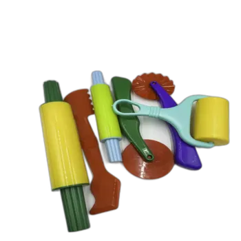 6 כלים לבצק מפלסטיק איכותי