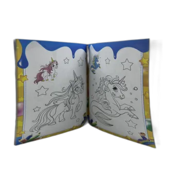 חוברת צביעה איכותיות 48 דפים -חד קרן