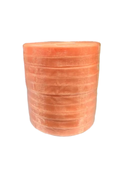 חוט אורגנזה בצבע אפרסק כ-50 מטר בגליל