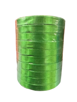 סרט סאטן דק לאריזות מתנה בצבע- ירוק