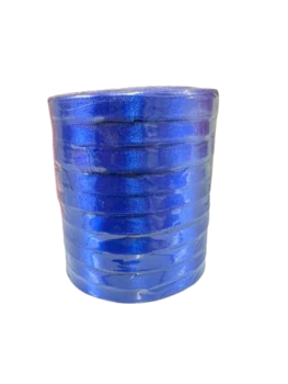 סרט סאטן דק לאריזות מתנה בצבע-כחול