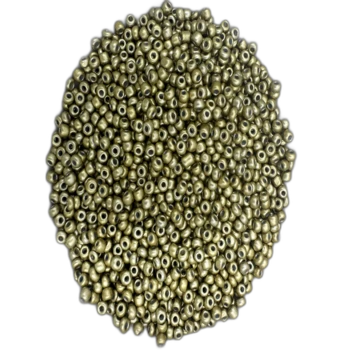 שקית חרוזי ונציה מידה 8 בצבע-זהב