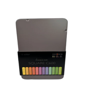 סט עפרונות מקצועי בקופסאת פח- 12 גוונים