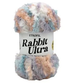 Rabbit Ultra- צמר פרווה מחליף צבעים-T048