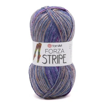 צמר במיוחד לסריגת גרבייםFORZA-STRIPE-2809