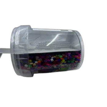 קופסאת חרוזי גיהוץ 6000 חרוזים עם 5 משטחים