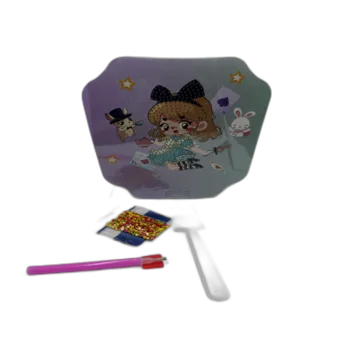 הכנת מניפה משיבוץ יהלומים- לפי דגם