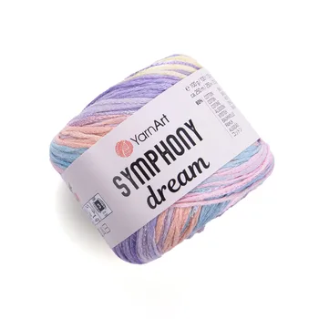 חוט מתחלף 80% כותנה 20% ויסקו YARNART-SYMPHONY-DREAM-3117