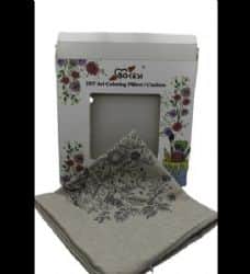 ערכת יצירה לילדים ערכה לצביעה ציפה לכרית- אישה