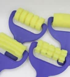 ספוגים עם צורות מגיע כ4 יחי בשקית לשימוש בצבעי גואש