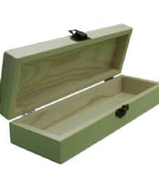 קופסת קלמר מעץ