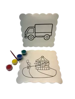 ערכה לצביעה על סול כולל סט צבעי גואש