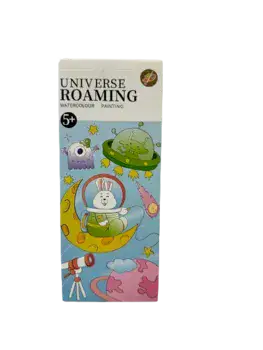 חוברת מדליקה לצביעה עם סט צבעי מיים לכל עמוד- חלליות