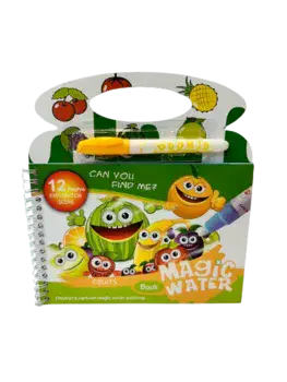 חוברת רב פעמית לצביעה עם טוש הקסם!