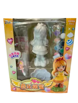 הערכה המושלמת למתנה- צביעת בובה מגבס ותליונים ליצירה