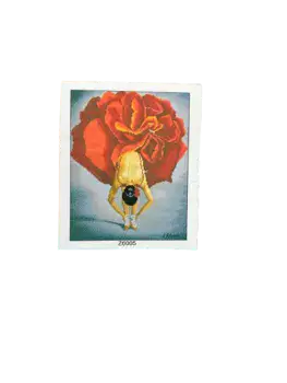 שיבוץ יהלומים על קנווס 50X40 -רקדנית