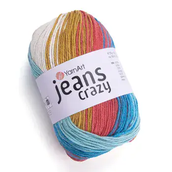 YARNART-JEANS-CRAZY-חוט ג'ינס קרייזי מתחלף-8221
