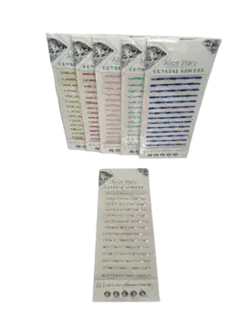 מדבקות שיבוץ אבנים לפי צבע- מיוחד