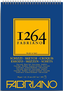 בלוק רישום ספירלה פבריאנו 1264 SKETCH A4 FABRIANO