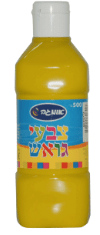 בקבוק גואש 500 מ"ל צבע-צהוב ביצה רחיץ במיוחד לילדים לא רעיל!
