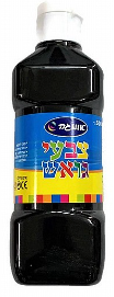 בקבוק גואש 500 מ"ל צבע-שחור רחיץ במיוחד לילדים לא רעיל!