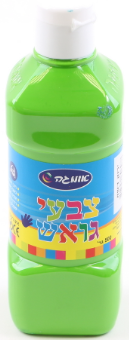 בקבוק גואש 500 מ"ל צבע-ירוק דשה רחיץ במיוחד לילדים לא רעיל!