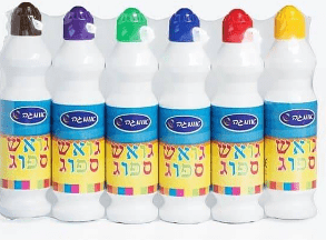 גואש ספוג אומגה 6 יחידות- טושטוש לא רעיל במיוחד לקטנטנים