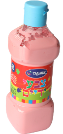 בקבוק צבעי ידיים 500 מ"ל צבע-ורוד רחיץ במיוחד לילדים לא רעיל!