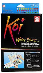 סט צבעי מים מקצועי 48 גוונים