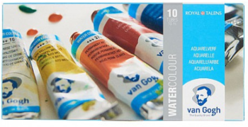 סט 10 צבעי מיים וואן גוך