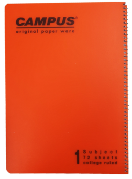 מחברת ספירלה קמפוס משובץ נושא 1