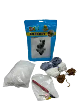 ערכת סריגה מושלמת להכנת בובה- זברה