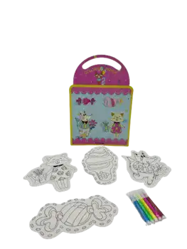 דמויות לצביעה+ טושים- מסיבה